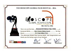 Best Viewers choice Awards – Delhi Global Film Festival 2016